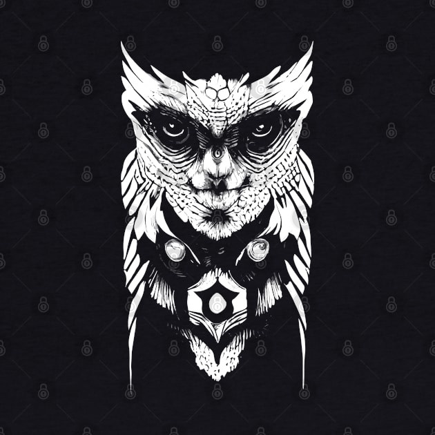 Owl Totem 002 by nopeburger